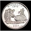 Image 3 : Proof 2004-s Silver Washington Quarter 25c Grades GEM Proof Deep Cameo