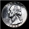 Image 2 : 1958-p Washington Quarter 25c Grades GEM+ Unc