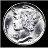 Image 2 : 1944-s Mercury Dime 10c Grades GEM++ Unc