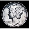 Image 2 : 1945-p Mercury Dime 10c Grades GEM+ Unc