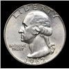 Image 2 : 1962-d Washington Quarter 25c Grades Choice Unc