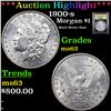Image 1 : ***Auction Highlight*** 1900-s Morgan Dollar $1 Graded Select Unc BY USCG (fc)