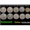 Image 1 : Group of 10 Various Nevada Gaming Tokens
