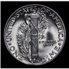 Image 3 : 1943-p Mercury Dime 10c Grades GEM Unc