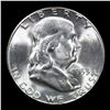 Image 2 : 1953-s Franklin Half Dollar 50c Grades Choice Unc