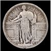 Image 2 : 1917-p Ty I Standing Liberty Quarter 25c Grades vf++