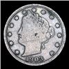 Image 2 : 1903 Liberty Nickel 5c Grades f, fine