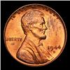 Image 2 : 1944-d Lincoln Cent 1c Grades GEM Unc RB