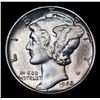 Image 2 : 1942-p Mercury Dime 10c Grades GEM+ Unc