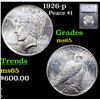 Image 1 : 1926-p Peace Dollar $1 Graded ms65 BY SEGS