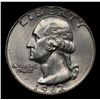 Image 2 : 1962-d Washington Quarter 25c Grades Choice Unc