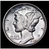 Image 2 : 1945-p Mercury Dime 10c Grades GEM+ Unc