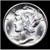 Image 2 : 1944-s Mercury Dime 10c Grades GEM++ Unc