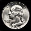 Image 2 : 1954-p Washington Quarter 25c Grades Choice Unc