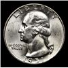 Image 2 : 1951-d Washington Quarter 25c Grades GEM++ Unc