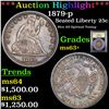 Image 1 : ***Auction Highlight*** 1879-p Seated Liberty Quarter 25c Graded Select+ Unc BY USCG (fc)