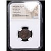 Image 2 : NGC Macedon, Pella c.2nd Century BC AE19(6.72g) obv Athena rv Bull grazing Graded Ch VF By NGC