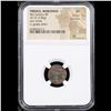 Image 2 : NGC Thrace, Maroneia 4th Century BC AE15 (3.06g) obv. Horse rev. Grape Arbor Graded VF By NGC
