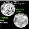 Image 1 : 1944-s Mercury Dime 10c Grades GEM++ Unc