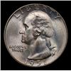 Image 2 : 1951-s Washington Quarter 25c Grades GEM+ Unc