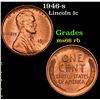 Image 1 : 1946-s Lincoln Cent 1c Grades GEM+ Unc RB