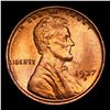 Image 2 : 1937-d Lincoln Cent 1c Grades GEM+ Unc RB