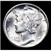 Image 2 : 1944-s Mercury Dime 10c Grades GEM++ Unc