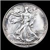 Image 2 : ***Auction Highlight*** 1938-d Walking Liberty Half Dollar 50c Graded GEM+ Unc BY USCG (fc)