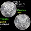 Image 1 : 1887-s Morgan Dollar $1 Grades Select Unc