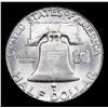 Image 3 : 1950-p Franklin Half Dollar 50c Grades Choice Unc FBL