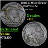 Image 1 : 1926-p Buffalo Nickel Mint Error 5c Grades vf+