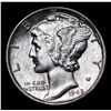 Image 2 : 1945-p Mercury Dime 10c Grades GEM+ Unc