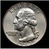 Image 2 : 1962-d Washington Quarter 25c Grades Choice Unc