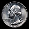 Image 2 : 1955-d Washington Quarter 25c Grades GEM+ Unc