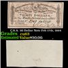 Image 1 : C.S.A. 30 Dollar Note Feb 17th, 1864 Grades Select CU