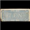 Image 3 : 1864 $10 Confederate Note, T68 Grades Select AU