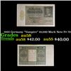 Image 1 : 1922 Germany "Vampire" 10,000 Mark Note P# 70 Grades Choice AU/BU Slider