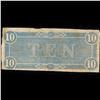 Image 3 : 1864 $10 Confederate Note, T68 Grades vf+