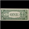 Image 3 : 1935F $1 Blue Seal Silver Certificate Fr-1615 Grades Select CU