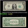 Image 1 : 1963A $1 Green Seal Federal Reserve Note Grades Choice AU/BU Slider