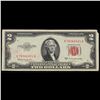 Image 2 : 1953C $2 Red Seal United States Note Fr-1512 Grades Select AU