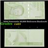 Image 1 : 2019 Venezuela 20,000 Bolivares Banknote Grades Select CU
