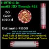 Image 1 : Shotgun Lincoln 1c roll, 1970-d 50 pcs Bank Wrapper.