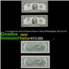 Image 1 : 2x Consecutive 1976 $2 Federal Reserve Notes (Philadelphia, PA) All CU! Grades Brilliant Uncirculate