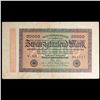 Image 2 : 1923 German 20,000 Mark Note P# 85A Grades Choice AU/BU Slider