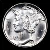 Image 2 : 1934-p Mercury Dime 10c Grades Select Unc+ FSB