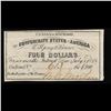 Image 2 : 1861 Confederate States $4 Interest Note Grades Select CU