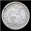 Image 2 : 1858-p Seated Liberty Quarter 25c Grades xf+