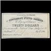 Image 2 : 1861 Confederate States $20 Interest Note Grades Select CU