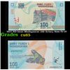 Image 1 : 2017 ND Issue Madagascar 100 Ariary Note P# 97 Grades Gem CU